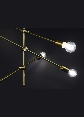 Люстра потолочная на 6 лампочек 27516 Латунь 73х76х76 см. Sunnysky (364492889)