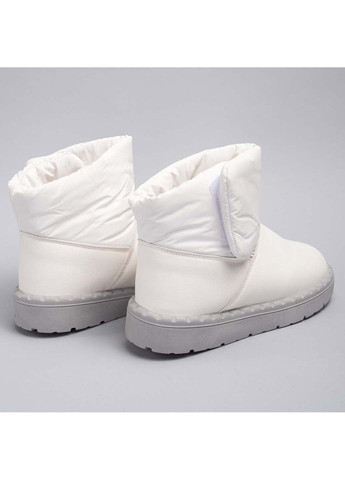 Белые дутиши женские Fashion на липучке