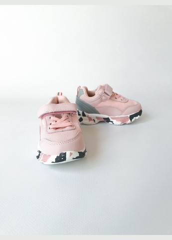 Розовые детские кроссовки 23 г 14,4 см розовый артикул к421 Kimbo-O