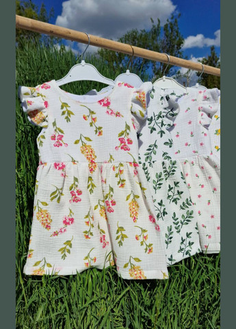 Молочное платье сарафан муслин No Brand (294207125)