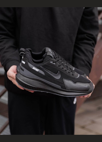 Черные демисезонные кроссовки мужские nike nd No Brand Simple Black