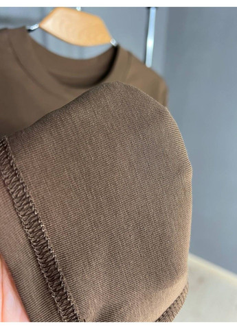 Футболка женская A-N 911-20 средняя длина вишня камушки one size No Brand - (318828251)