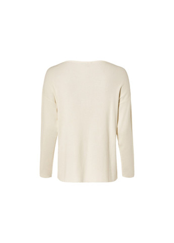 Белый демисезонный джемпер тонкой вязки с вискозой для женщины lenzing ecovero 450757 Esmara