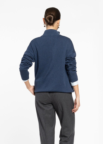 Синій зимовий светр жіночий синій Arber T-neck WD1 WTR-205