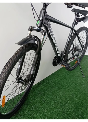 Велосипед гірський Crossbike Compass 29" рама алюміній 20,чорно, Shimano (391567962)