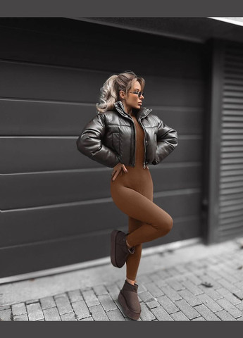 Ідеальний безшовний комбінезон🚀 Vakko коричневий