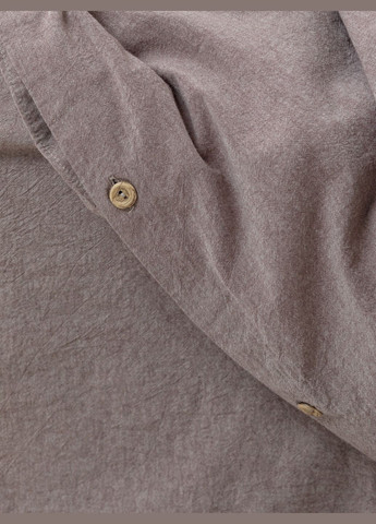 Комплект білизни з вареної бавовни Fossil євро-максі, Простирадло 200x200x30 Leglo (300370767)