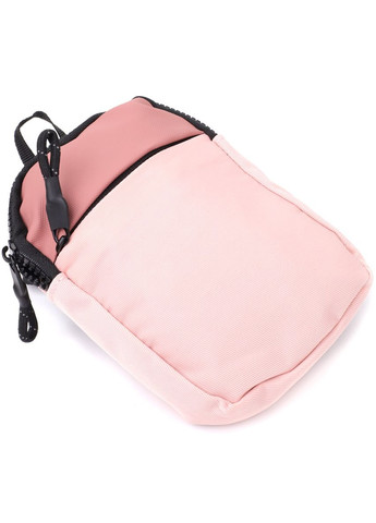 Жіноча слінг сумка для подорожей з якісного текстилю рожева sale_15154 Vintage (362418051)
