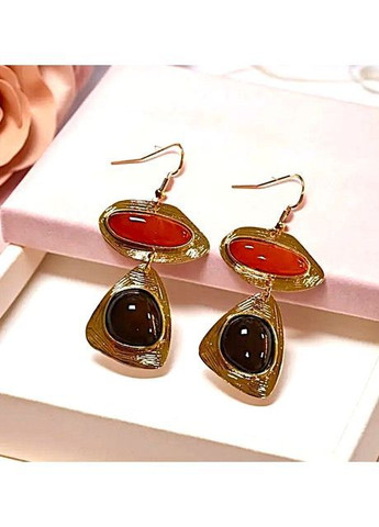 Сережки біжутерія Великі каміння No Brand (367954046)