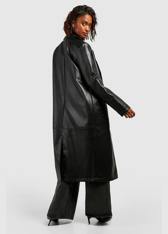 Чорне демісезонне Пальто Boohoo