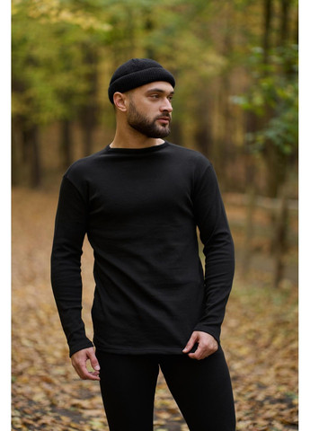 Термобілизна чоловіча "Thermo hot" чорна / Комплект термобілизни на флісі для спорту та повсякденного носіння Intruder (365957276)