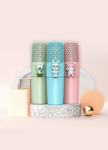 Караоке мікрофон дитячий на акумуляторі KIDS K9 Premium блакитного кольору Losso (327041510)