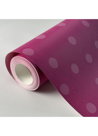 Шпалери вінілові 4 Woman 54033 рожеві в горошок 0.53×10.05 м MARBURG (371776133)