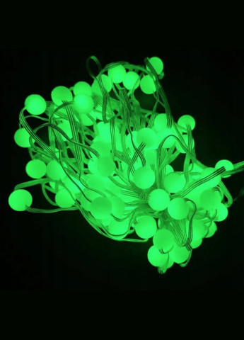 Гірлянда Розумна світлодіодна музична 100LED 10 метром кульки Multi різнокольорові USB керування від смартфона та пульта SunLamp (305663807)