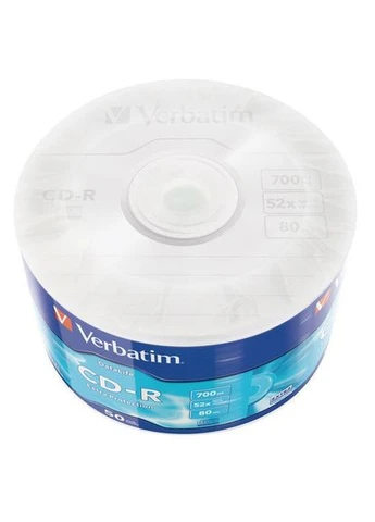 Диск CD-R 700Mb 52x Wrap 50 шт (43787) (5959120) Verbatim (400431372)