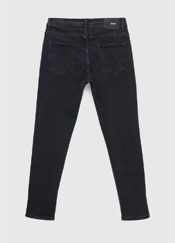 Темно-серые демисезонные джинсы slim fit мужские 6303 Demos