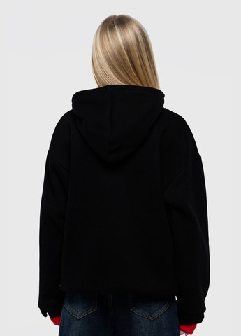 Худи с принтом для девочки 23092 146 см Черный (2000990106223W)(NY) shop (2000990106223) XZKAMI (357436434)