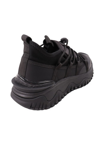 Чорні кросівки чоловічі чорні натуральна шкіра Berisstini 460-25DTS