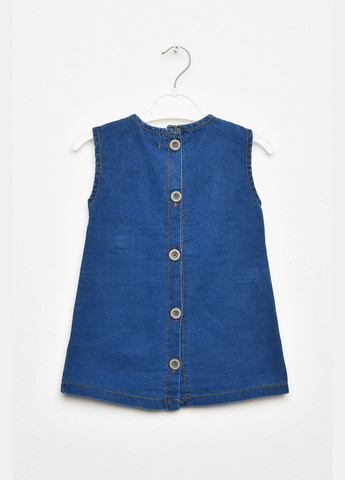 Синее платье детское для девочки тёмно-синего цвета Let's Shop (335206259)