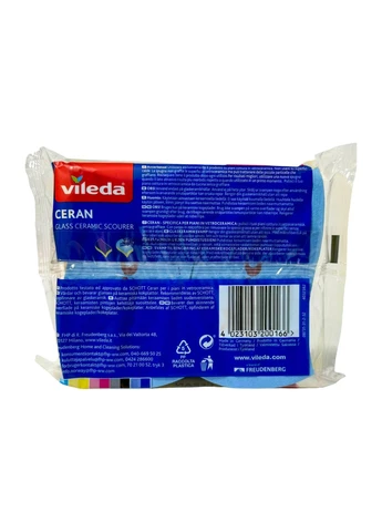 Губка для склокераміки Ceran Glass Ceramic Scourer 2 шт Vileda (382549830)