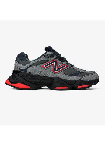 Кросівки жіночі і чоловічі New Balance 9060 Grey Black Blue Orange | Нью Беланс 9060 сірі No Brand сірі демісезони (369370221)