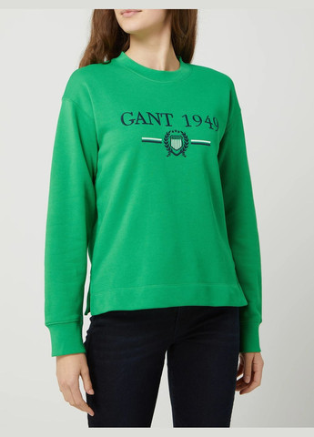 Свитшот Gant - крой зеленый - (294206978)