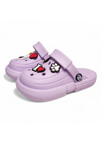 Дитячі крокси з джибітсами, бузкового кольору розмір (22 см) Progres (363319674)