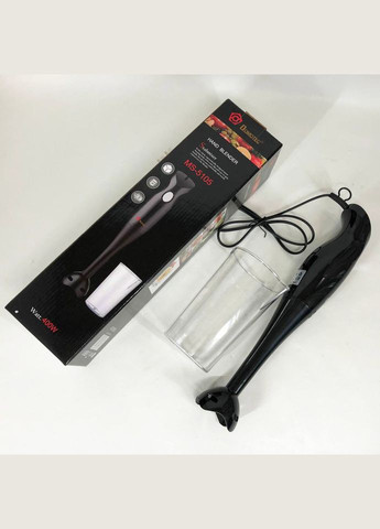 Блендер MS-5105 400 Вт зі склянкою, гарний занурювальний блендер для дому, електричний блендер Domotec (364666101)