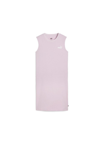 Фиолетовое спортивное платье ess+ women's sleeveless dress Puma однотонное