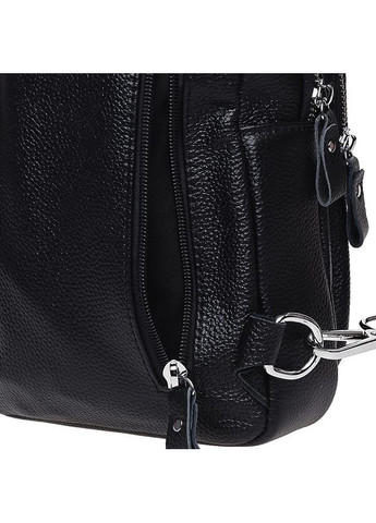 Мужской кожаный рюкзак через плечо K15055-black Keizer (311553126)