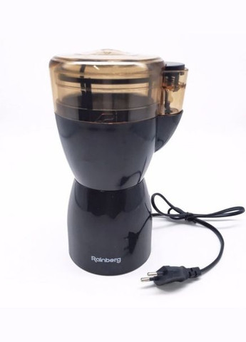 Кавомолка електрична професійна роторна 600 Вт RB-2206 Чорна Rainberg (306716814)