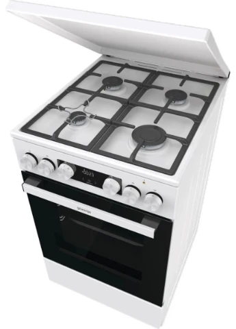 Плита комбінована чавунна 50x60 см біла 70 л Gorenje (393514397)