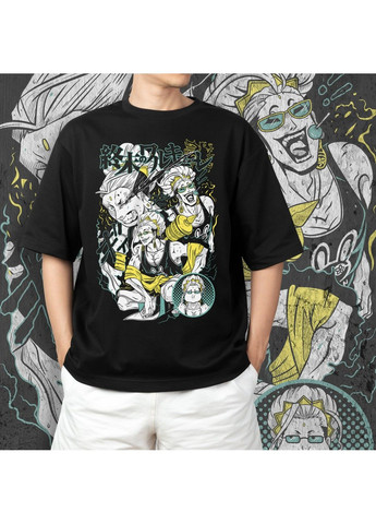 Чорна футболка з принтом record of ragnarok - buddha 3 No Brand