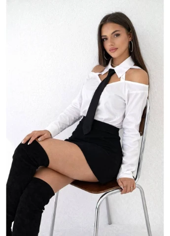 Белая рубашка No Brand