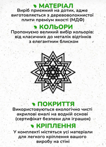 Интерьерная картина на стену, деревянный декор для дома "Магическая мандала", оригинальный подарок 40х40 см Woodyard (291843048)