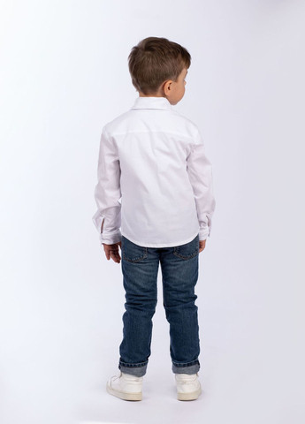 Белая рубашка для мальчиков Едельвіка хлопок (361948580)
