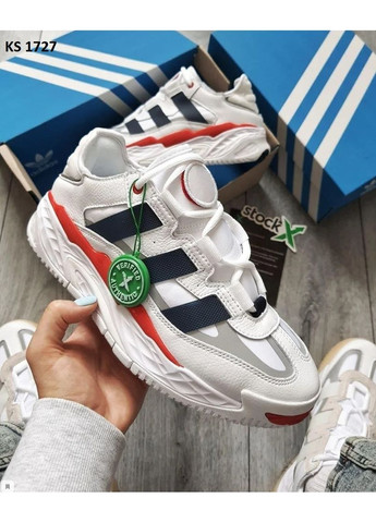 Комбіновані Осінні кросівки чоловічі adidas niteball адідас найтбол No Brand