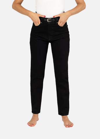 Женские джинсы, mom цвет черный ЦБ-00255791 Blue Hill - (307363104)