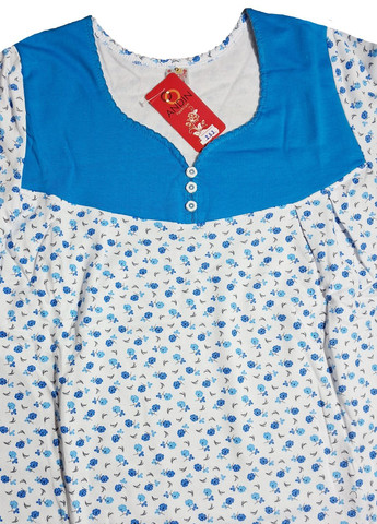 Жіноча нічна сорочка тепла на флісі бавовна (253) ANDIN (369000840)