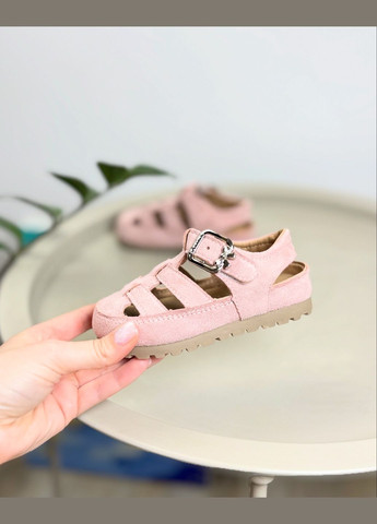 Розовые детские босоножки розовые 1538 No Brand