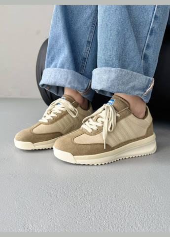 Кроссовки женские Adidas SL 72 RTN Beige Brown | Адидас СЛ 72 бежевые No Brand бежевые демисезоны (341485848)