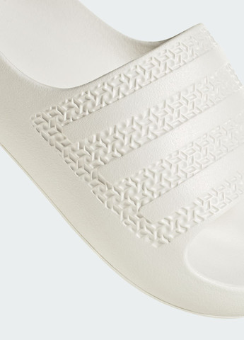 Белые шлепанцы adilette ayoon adidas