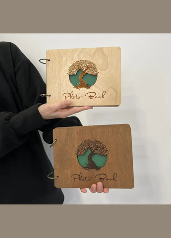 Крафтбук "Дерево" зі світлою обкладинкою та чорними сторінками Your Magnets (336954842)