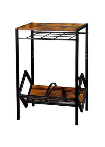 Стелаж стіл для вінілового програвача грамофона з підставкою для вінілових пластинок 65х43.5х28 см No Brand (366304389)