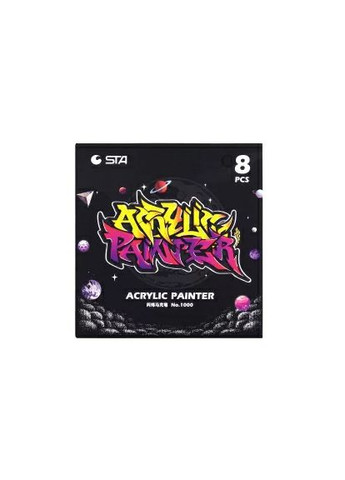 Маркеры акриловые для рисования, премиум качество, набор 8 цветов, маркеры для ткани, дерева и керамики STA (369802693)