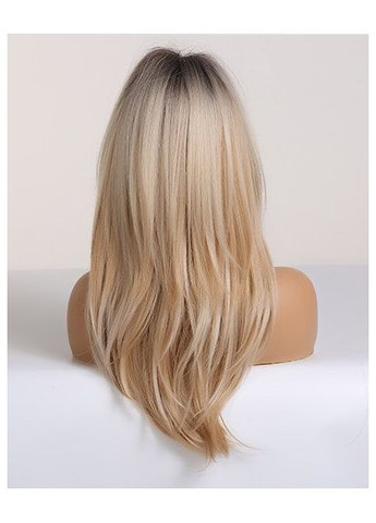 Парик пшеничный блондинка женский средней длины термо No Brand (355802159)