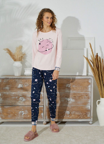 Розовая пижама женская Sevim