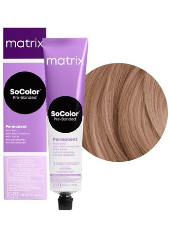 Стойкая краска для окрашивания седых волос SoColor PreBonded Extra Coverage 508N светлый блондин, 90 Matrix (292736135)