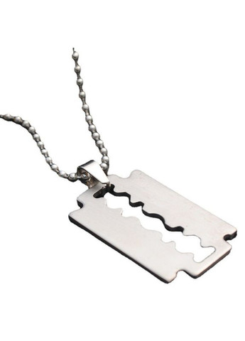 Оригинальный кулон на цепочке из нержавеющей стали в форме Лезвия размер 38х22мм No Brand (323652817)