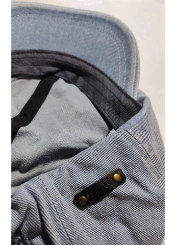 Широкая джинсовая кепка-восьмиклинка Cara Park голубая One size No Brand (311220827)